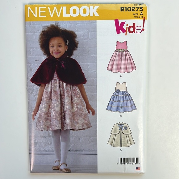 Lot of 4 Kids Baby Sewing Patterns by NEW LOOK R10273 R10287 R10083 R10542 Uncut - Picture 2 of 12